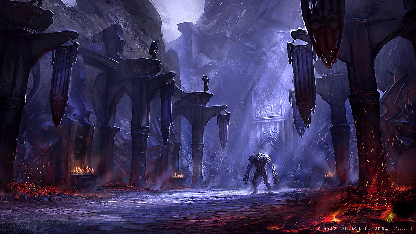 The Elder Scrolls Online Concept Art Ruin Gaming