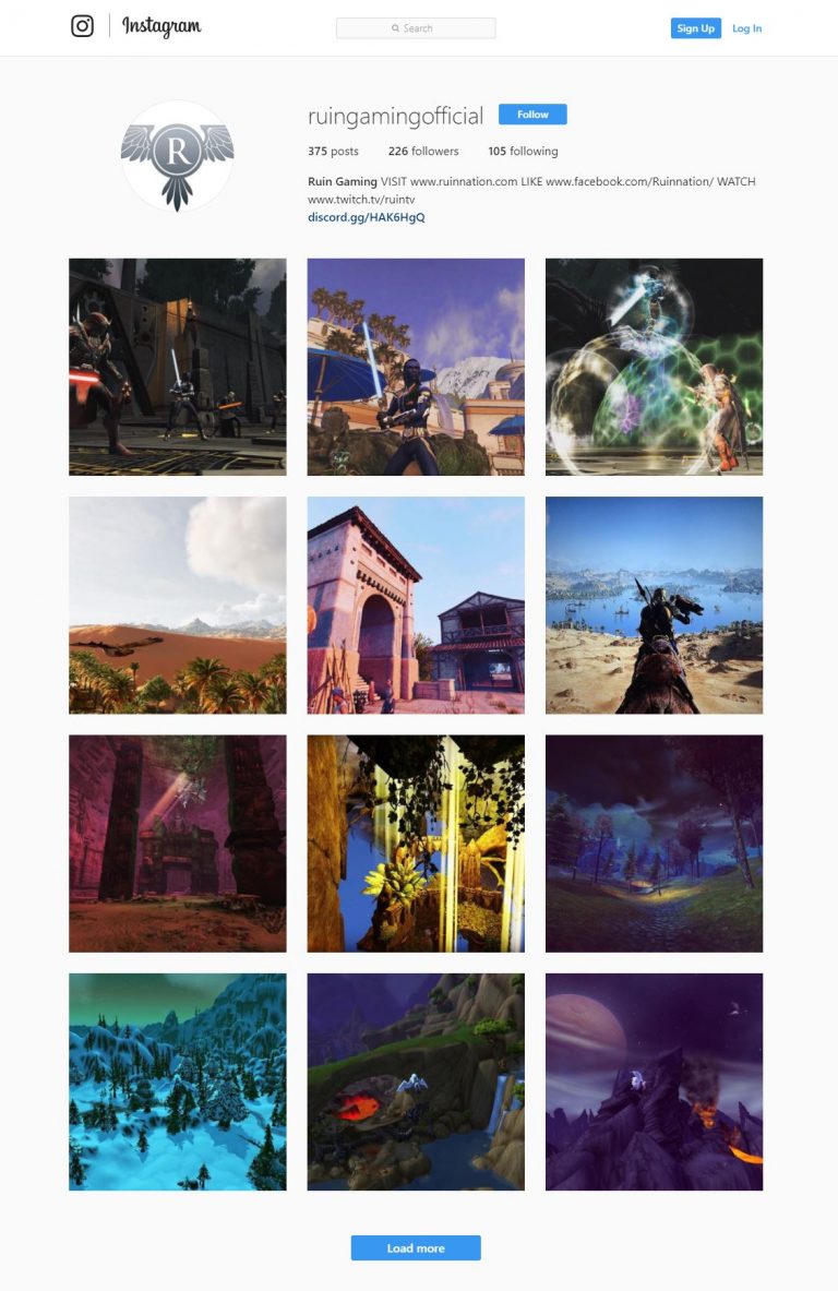 Ruin Instagram | Ruin Gaming