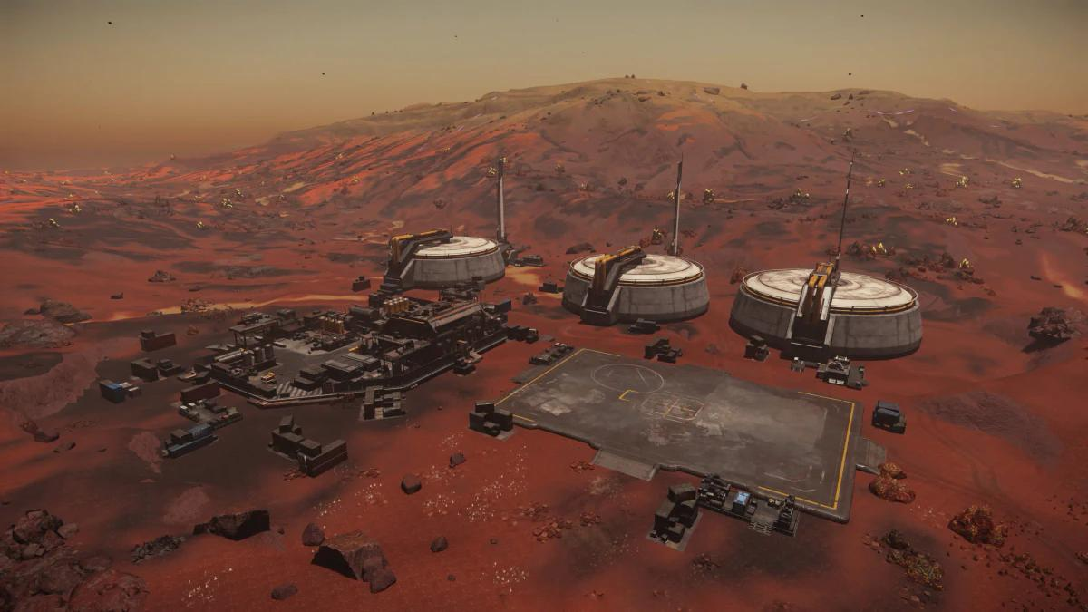 Star Citizen planetary outpost and modular structures illustrating the intended role of Starchitect procedural location generation