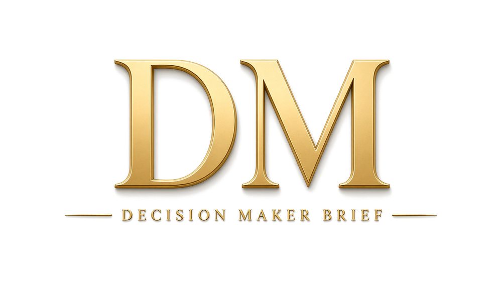 Decision Maker Brief – RUIN DM gold emblem